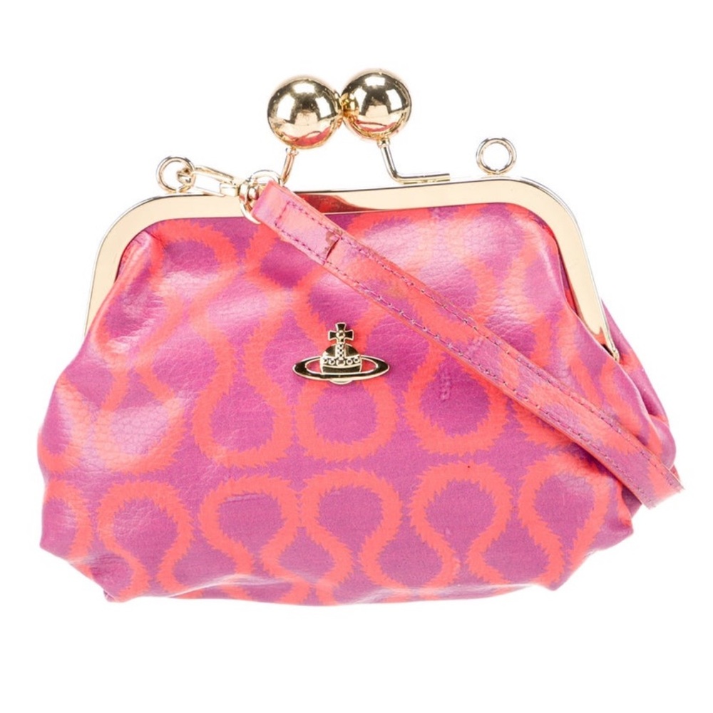 Vivienne Westwood bag squiggles print crossbody shoulder bag Kiss-Lock
